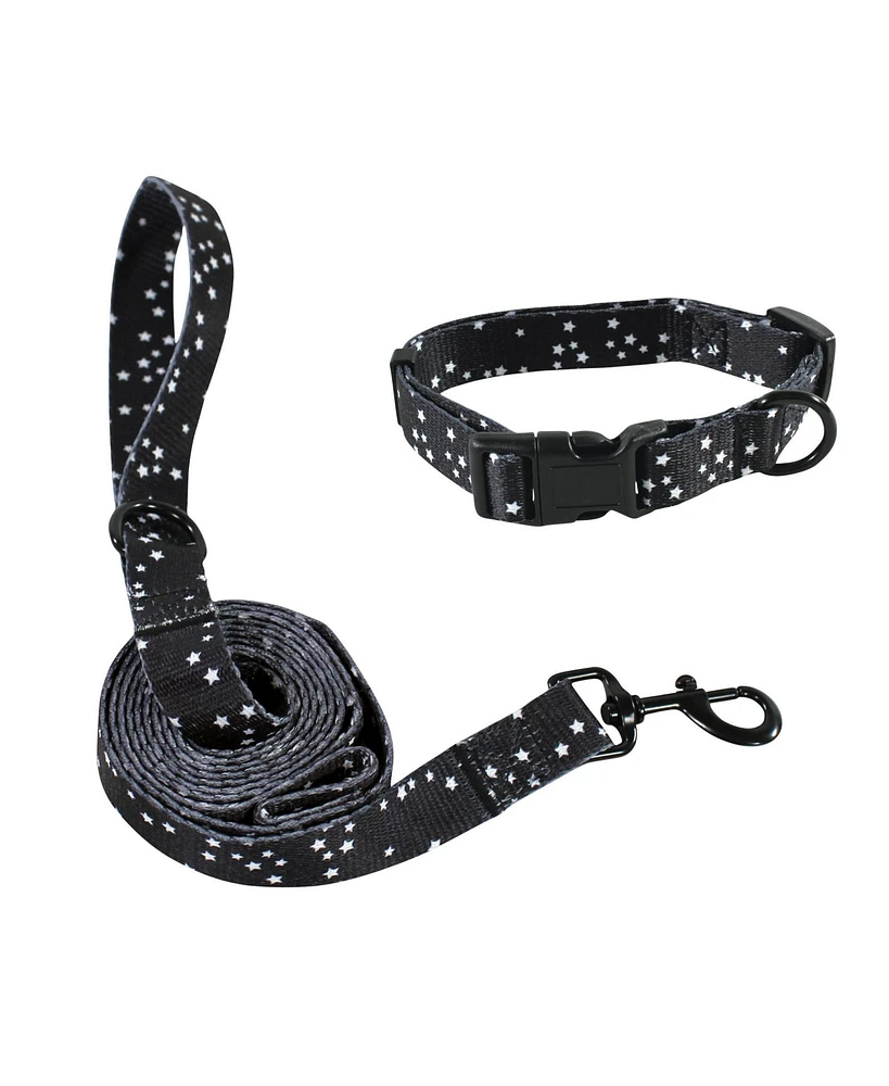 Luvable Friends Unisex Pet Collar and Leash Set