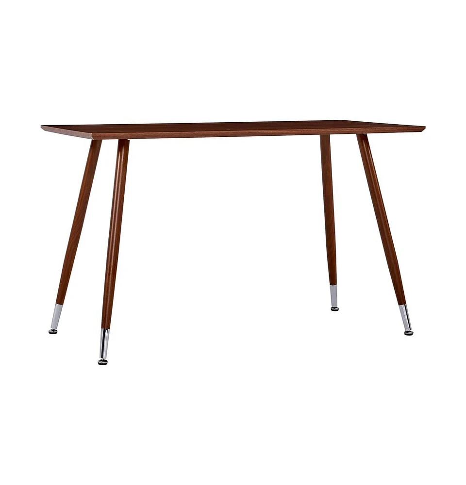 vidaXL Dining Table Brown 47.2"x23.6"x29.1" Mdf