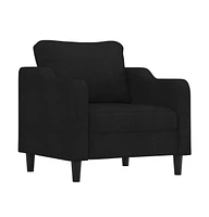 Sofa Chair Black 23.6" Fabric