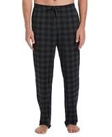 Perry Ellis Portfolio Men's Deluxe Touch Knit Buffalo Plaid Pajama Pant