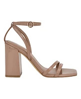 Calvin Klein Women's Sassa Block Heel Square Toe Dress Sandals