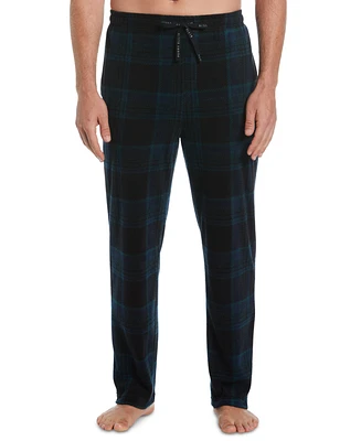 Perry Ellis Portfolio Men's Fleece Plaid Pajama Pant