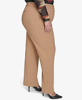 Dkny Plus Seamed Waistband Wide-Leg Pants