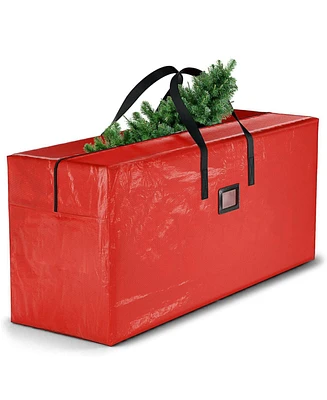 Cowin Christmas Tree Storage Bag Zippered with Carry Handles Fit up to 9 ft 65"x15"x30"