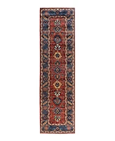 Adorn Hand Woven Rugs Serapi M1993 2'9"x9'10" Runner Area Rug