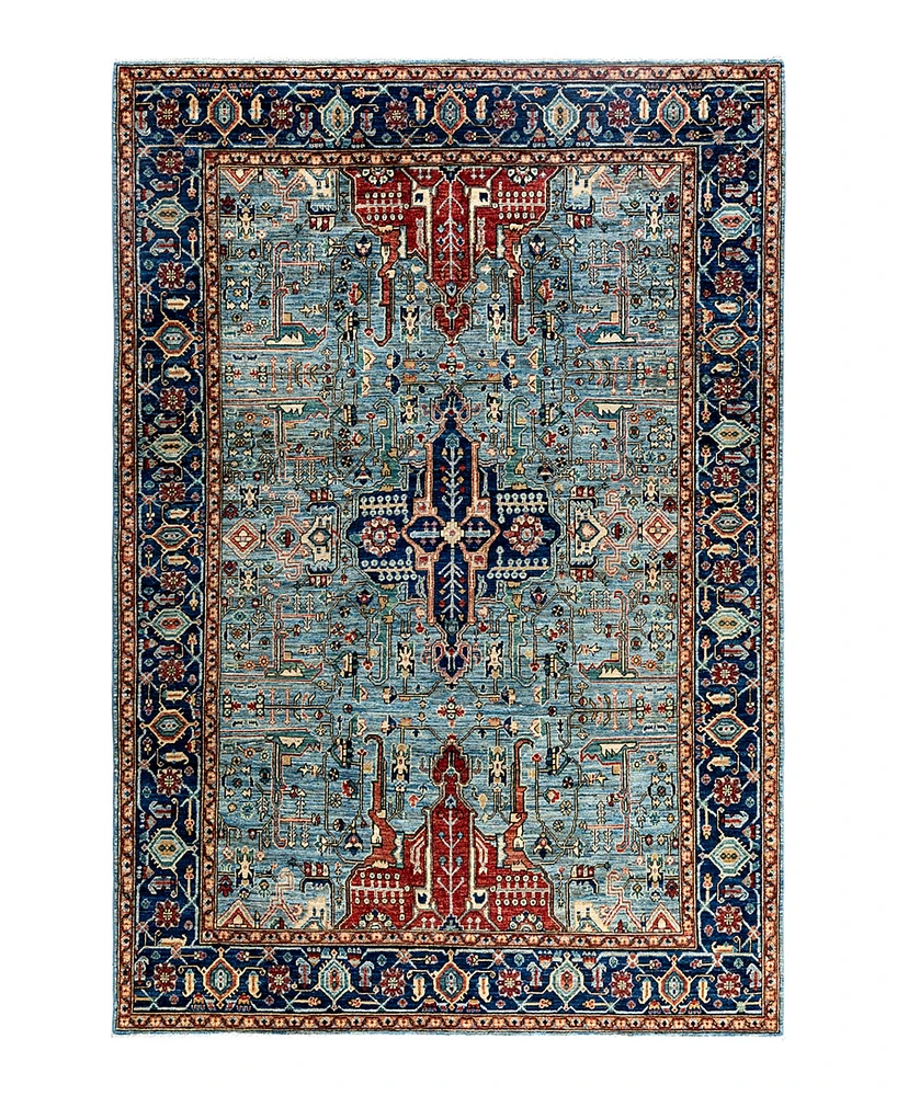 Adorn Hand Woven Rugs Serapi M1993 6'1"x8'11" Area Rug