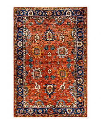 Adorn Hand Woven Rugs Serapi M1993 5'3"x7'10" Area Rug