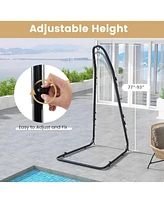 Givimo Hammock Chair Stand Adjustable Swing Chair Stand with Safety Hook and Sturdy Chain