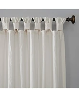 Archaeo 52" x 95" Washed Cotton Twist Tab Curtain