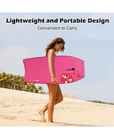 Sugift 41 Inch Lightweight Bodyboard Surfing with Leash Eps Core Boarding Ixpe