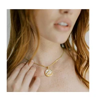 Freya Rose Leo, Gold Zodiac Pendant