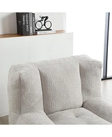Ultra-Comfy Bean Bag Chair with Ottoman for Relaxation