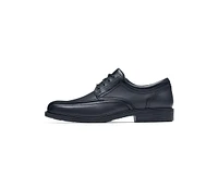 Shoes for Crews Valet Men's Slip Resistant Water Resistant Leather Work Shoes