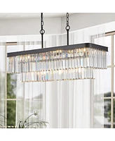 Crystal Chandelier, Modern Industrial, Adjustable