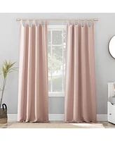 Sun Zero Preston 40" x 63" Tab-Top Blackout Curtain Panel