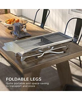 Streamdale Furniture Portable Folding Charcoal Grill for Outdoor Cooking