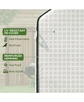 Portable Greenhouse: 4.6' x 4.7' with Shelves