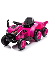 Streamdale Furniture Black Knight Ride-On Tractor for Kids