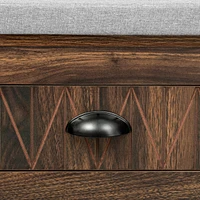 Hall Tree with Hooks, Bench, and Storage
