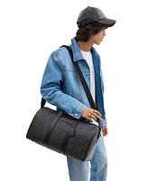 Coach Gotham 45 In Signature Canvas Duffle Bag