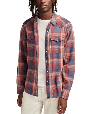 Lucky Brand Men's Indigo Westerns Shirt