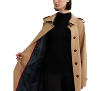 Hunter Women's Belted Water-Repellent Trench Coat