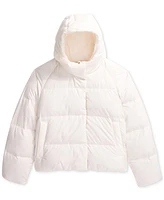 The North Face Big Girls Quilted Full-Zip Hooded Down Jacket