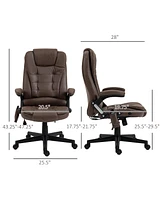 Streamdale Furniture 6 Point Vibrating Massage Office Chair with Heat