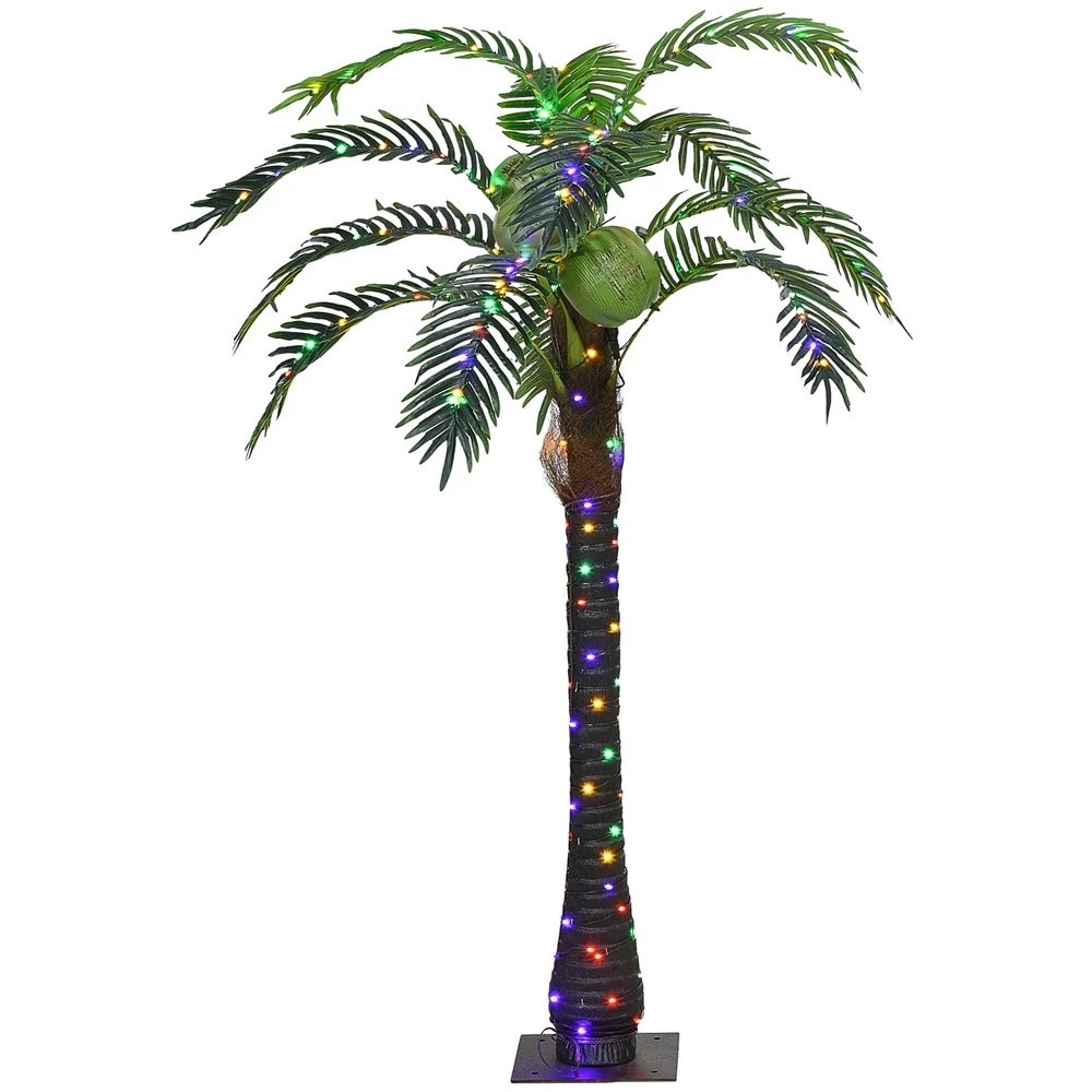 Streamdale Furniture Tropical 5' Palm Tree Light Decoration