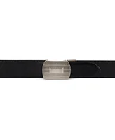 Club Room Men's Plaque Buckle Belt, Created for Macy's