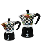 MacKenzie-Childs Courtly Flower Market 3-Cup Bialetti Moka Coffee Pot