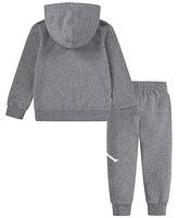 Jordan Toddler Boys Jump Man Flight Pullover Hoodie and Pants 2-Piece Set