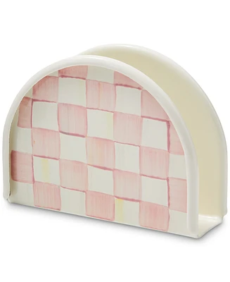 MacKenzie-Childs Rosy Check Napkin Holder