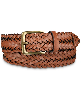 Club Room Luxury Men's Braided Belt, Created for Macy's