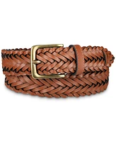 Club Room Luxury Men's Braided Belt, Created for Macy's