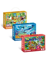 Quokka 3X Set 300-Piece Floor Jigsaw Puzzles for Kids Ages 10-12 - Unicorn