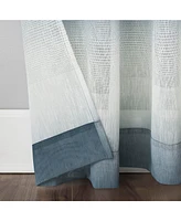 Atlantic Ombre Open Weave Sheer Grommet Curtain Panel