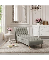 Rustic Manor Soleil Linen Chaise Lounge