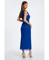 Quiz Women's Ity Ruched Maxi Dress