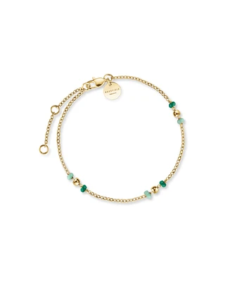 Rosefield Emerald Dotted Bracelet