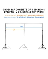 Yescom 8.5' x 10' Adjustable Photography Background Backdrop Stand Support Crossbar Kit Studio