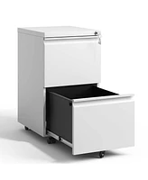 Streamdale Furniture 2-Drawer Mobile File Cabinet, Lockable, Fully Assembled