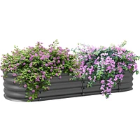 Simplie Fun Galvanized Raised Garden Bed Kit