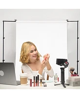 7x10Ft Photography Background Backdrop Support Stand Kit For Live Stream Packs