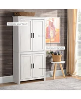 Streamdale Furniture Freestanding Kitchen Pantry with Adjustable Shelves