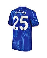 Nike Men's Moises Caicedo Blue Chelsea 2024/25 Home Replica Player Jersey