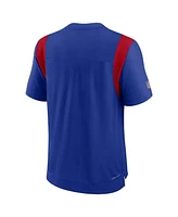 Nike Men's Royal Buffalo Bills Sideline Tonal Logo Performance Player T-Shirt