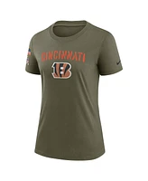 Nike Women's Olive Cincinnati Bengals 2022 Salute To Service Legend T-Shirt