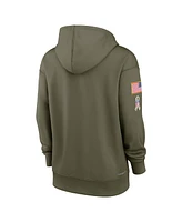 Nike Women's Olive Cincinnati Bengals 2022 Salute To Service Performance Pullover Hoodie