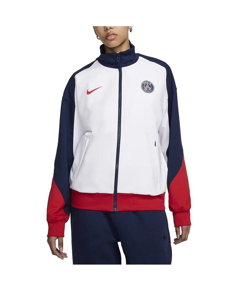 Nike Women's White Paris Saint-Germain 2024/25 Strike Anthem Full-Zip Jacket